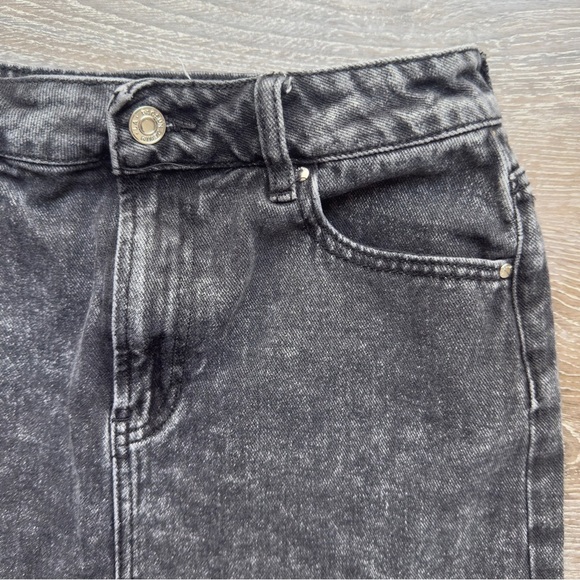 PacSun Acid Wash Distressed Mini Skirt Size 27 100% Cotton - Picture 2 of 7